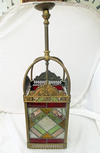 Victorian stained glass hall - stained,