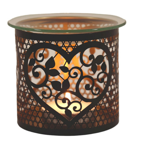 Heart tea light oil - heart,