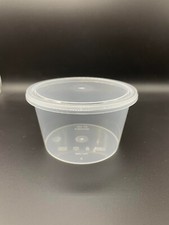 10 x 450ml ROUND PLASTIC FOOD