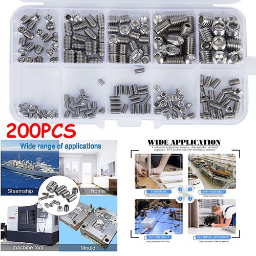 200pcs stainless steel allen - 200pcs,