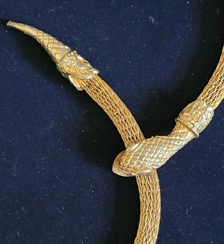 Vintage snake serpent belt - serpent,