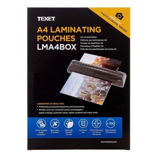 Texet laminating pouches - texet,