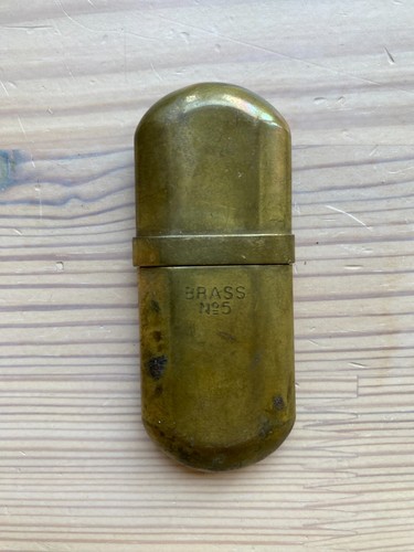 Vintage small slimline - slimline, brass