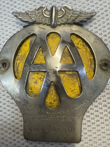 Vintage radiator badge mid - vintage,