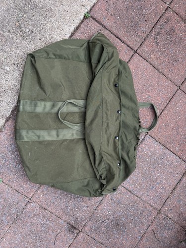 Vintage military parachute bag - vintage,