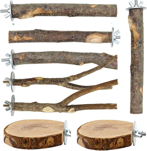 8pcs bird cage perches - 8pcs,