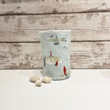 Handmade Toilet roll Holder, Sophie Allport Coastal Boats & Birds Bathroom Decor