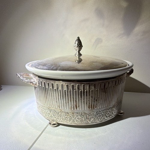Hall pottery reed barton - &,