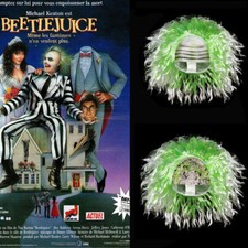 Beetlejuice Cosplay Wig Terror Halloween Party Costume Prop Green Synthetic Hair
