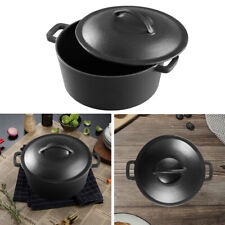 2L 4L Cast Iron Casserole Dish