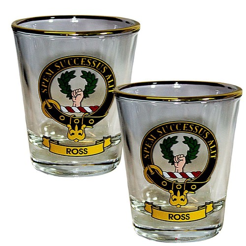 Shot glass ross clan crest - shot,