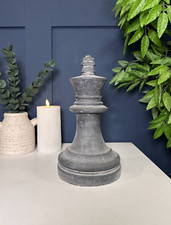 Large Athena Stone King Chess Piece Sculpture Ornaments | Chess Board Game Gift