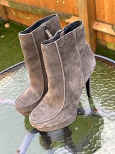 DKNY Ankle Boots  Gray Leather