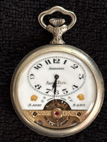 Hebdomas isaac pocket watch - isaac,,