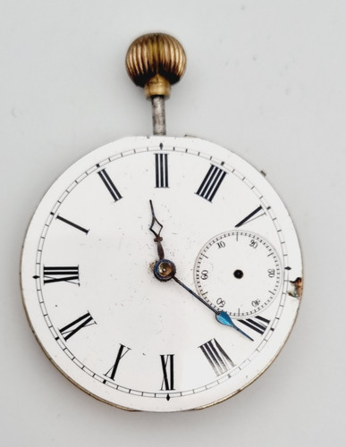 Manual winding pocket watch - winding,