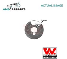 SPLASH PANEL BRAKE DISC 0649373 VAN WEZEL NEW OE REPLACEMENT
