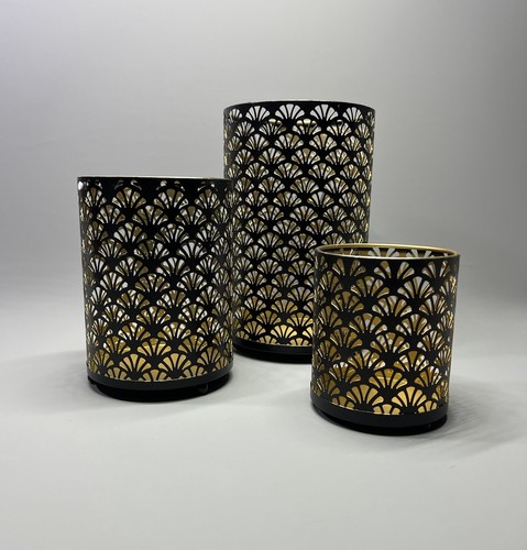 Metal hurricane candle - metal,