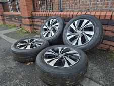 ?Genuine VW polo 15 inch 5x100 alloy wheels with MATCHING TYRES 6M++