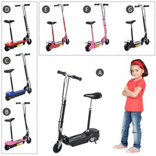 Kids Electric E Scooter Ride on Battery Children Toy Adjustable Seat 120W 500W