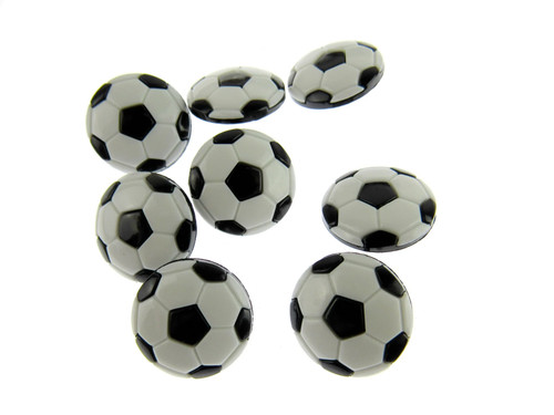 Round football soccer button - round,