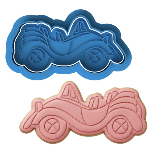 Big red car cookie cutter - cutter, and