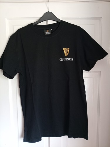 Guinness shirt black large - guinness,