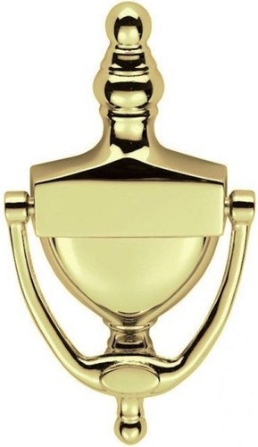 Door knocker 168 70mm - door, brass