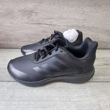 Adidas Kids Trainers Tensaur Run 2.0 Lace Black School Boys Sports Shoes UK 3.5