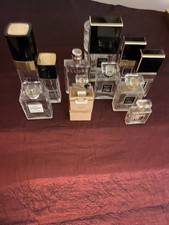 Collection Of Chanel Empty Used Perfume Bottles