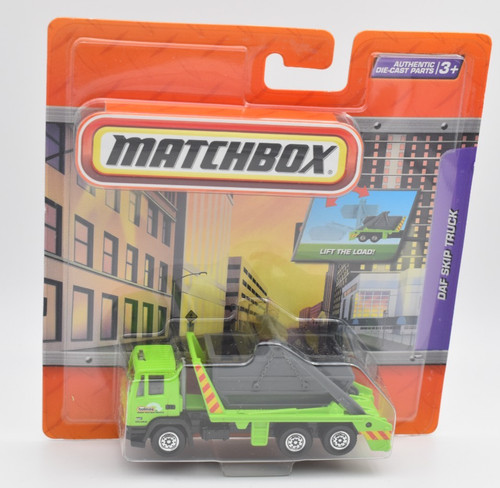 Matchbox working rig daf skip - working,
