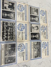 Man City 1970-71 Programs Inc