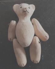 vintage/antique TEDDY BEAR  ceramic/bisque circa 1920's