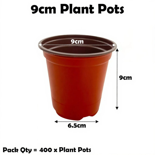 9cm plant pots - 9cm,