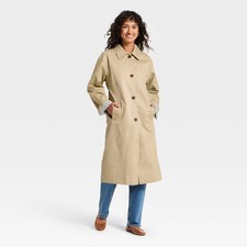 Women's Twill Trench Coat -