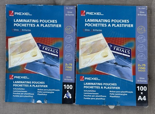 Rexel laminating pouches - a4,