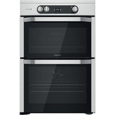 Hotpoint HDM67I9H2CX 60cm Electric Cooker - Double Ovens, Grill & INDUCTION Hob