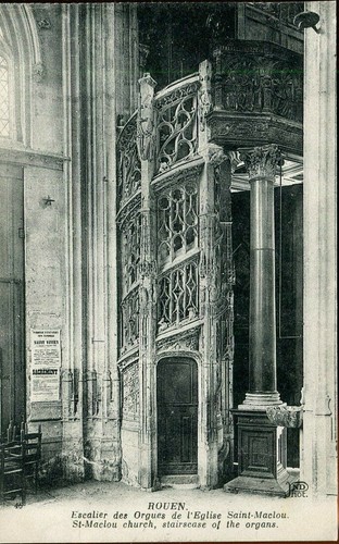Postcard rouen saint - postcard,