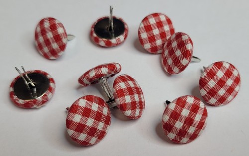 Decorative fabric brads - brads,, split
