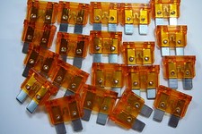 20 X 40 amp STANDARD CAR BLADE FUSES 40A ORANGE AUTO BLADE FUSES (L44)