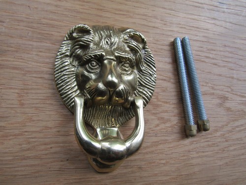 Door knocker small solid brass - knocker,