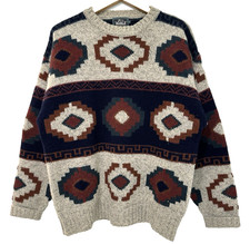 L/XL Vtg 90s Woolrich Striped