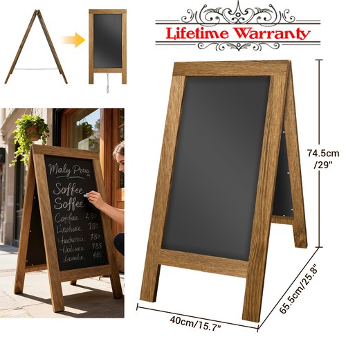 75x40cm large menu - 75x40cm, chalkboard