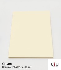 A4 Cream Ivory White Paper &