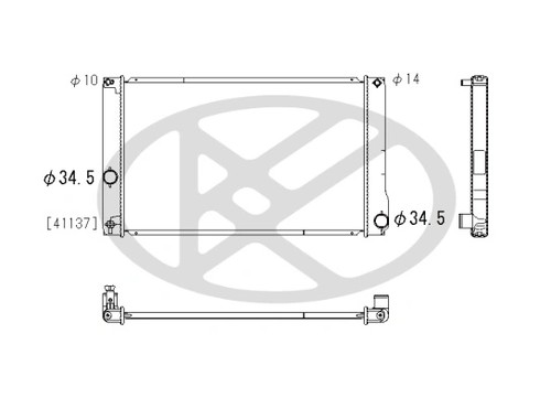 Radiator engine cooling - radiator,