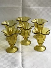 SET OF 6 GREEN KNICKERBOCKER