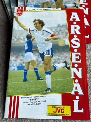1989 arsenal france - arsenal, v