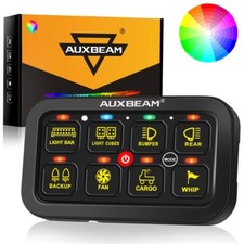 AUXBEAM 8 Gang RGB LED Switch