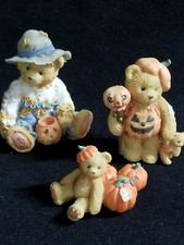 3 Cherished Teddies Halloween