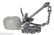 1.5kg Folding  Anchor With Shackle, Chain and Rope       h2o15cr