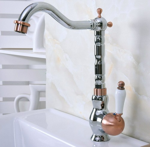 Red copper chrome brass - red,